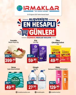 Irmaklar Market kataloğu | Oferta | 2026-08-24T00:00:00.000Z - 2026-08-25T00:00:00.000Z