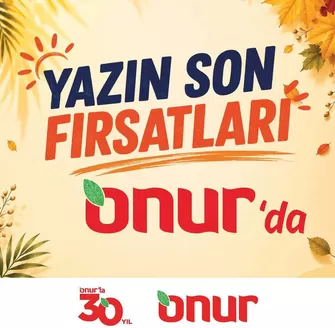 Onur Market kataloğu, Pınarbaşı (Tekirdağ) | Onur Market katalog | 2026-08-31T00:00:00.000Z - 2026-09-14T00:00:00.000Z