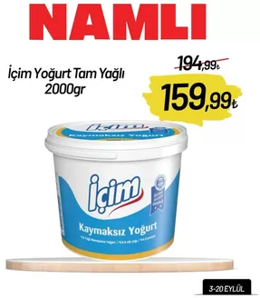 Namlı Hipermarketleri kataloğu | Tüm müşteriler için harika teklif | 2026-09-03T00:00:00.000Z - 2026-09-20T00:00:00.000Z