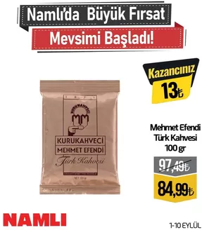 Namlı Hipermarketleri kataloğu | Fırsat avcıları için harika teklifler | 2026-09-01T00:00:00.000Z - 2026-09-10T00:00:00.000Z