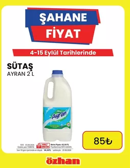 Özhan Market kataloğu, Tirilye | Özhan Market katalog | 2026-09-04T00:00:00.000Z - 2026-09-15T00:00:00.000Z