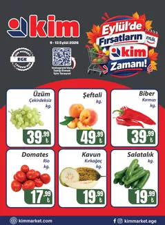 Kim Market kataloğu, Cevdetiye | Tasarrufçular için en iyi teklifler | 2026-09-09T00:00:00.000Z - 2026-09-13T00:00:00.000Z