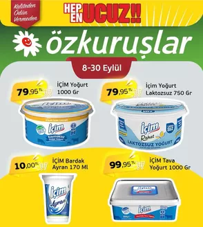 Özkuruşlar kataloğu | Özkuruşlar katalog | 2026-09-08T00:00:00.000Z - 2026-09-30T00:00:00.000Z