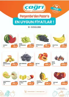 Çağrı Market kataloğu | Fırsat avcıları için teklifler | 2026-09-10T00:00:00.000Z - 2026-09-13T00:00:00.000Z