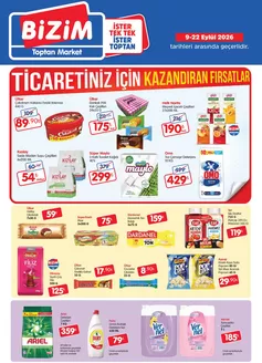 Bizim Toptan kataloğu | Herkes için cazip özel teklifler | 2026-09-09T00:00:00.000Z - 2026-09-22T00:00:00.000Z
