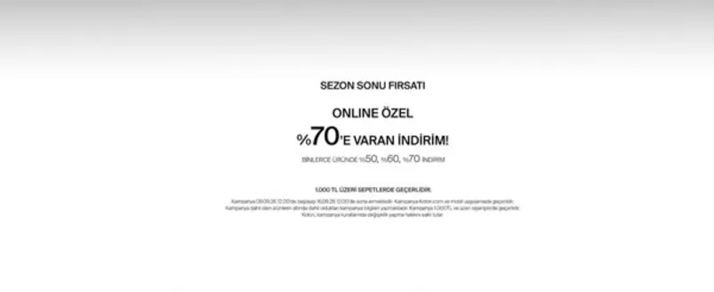 Koton kataloğu | Oferta | 2026-09-10T00:00:00.000Z - 2026-09-16T00:00:00.000Z