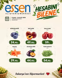 Essen AVM kataloğu | Özel fırsatlar | 2026-09-11T00:00:00.000Z - 2026-09-13T00:00:00.000Z