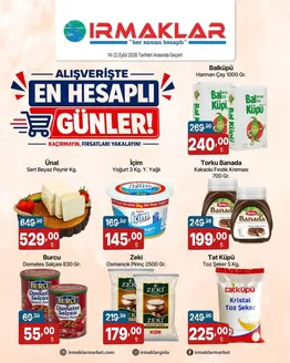 Irmaklar Market kataloğu | Oferta | 2026-09-14T00:00:00.000Z - 2026-09-22T00:00:00.000Z