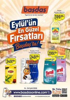 Başdaş Market kataloğu | 14-24 Eylül / Eylül'ün En Güzel Fırsatları Başdaş'ta! | 2026-09-14T00:00:00.000Z - 2026-09-24T00:00:00.000Z