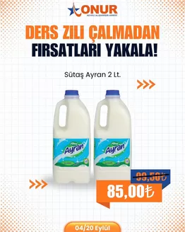 Onur Hipermarketleri kataloğu, Yeniçiftlik (Tekirdağ) | Onur Hipermarketleri katalog | 2026-09-04T00:00:00.000Z - 2026-09-20T00:00:00.000Z
