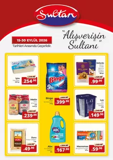 Sultan Market kataloğu | Insert | 2026-09-15T00:00:00.000Z - 2026-09-30T00:00:00.000Z