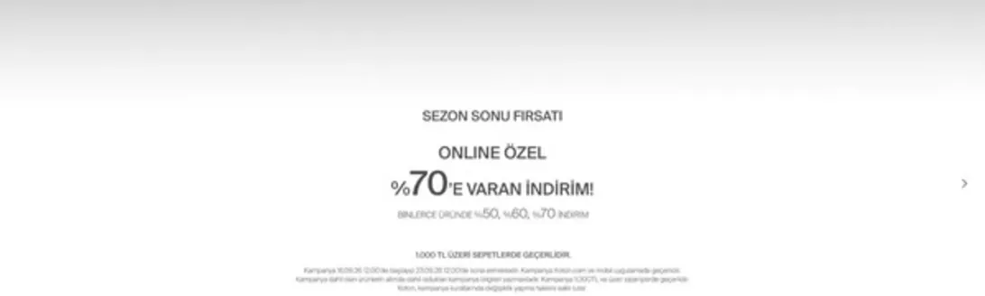 Koton kataloğu, Ulubey (Ordu) | Oferta | 2026-09-17T00:00:00.000Z - 2026-09-23T00:00:00.000Z
