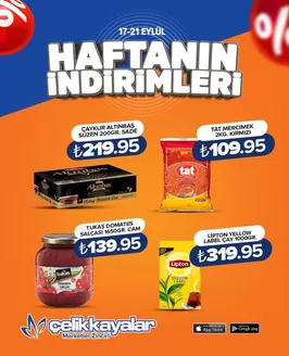 Çelikkayalar kataloğu | Oferta | 2026-09-17T00:00:00.000Z - 2026-09-21T00:00:00.000Z