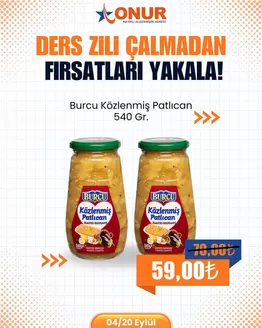 Onur Hipermarketleri kataloğu | Özel fırsatlar ve indirimler | 2026-09-04T00:00:00.000Z - 2026-09-20T00:00:00.000Z