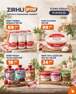 Zırhlı Toptan market kataloğu, Gölcük (Kocaeli) | Güncel fırsatlar ve teklifler | 2026-09-17T00:00:00.000Z - 2026-09-21T00:00:00.000Z