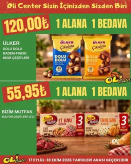 Olicenter Marketçilik kataloğu | Olicenter Marketçilik katalog | 2026-09-17T00:00:00.000Z - 2026-10-18T00:00:00.000Z