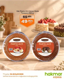 Hakmar Express kataloğu | Sizin için en iyi tekliflerimiz | 2026-09-18T00:00:00.000Z - 2026-09-30T00:00:00.000Z