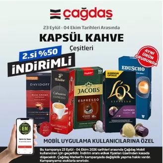 Çağdaş kataloğu, Eskişehir | Tüm müşteriler için en iyi fırsatlar | 2026-09-23T00:00:00.000Z - 2026-10-04T00:00:00.000Z