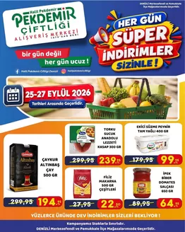 Pekdemir kataloğu | Keşfedilecek yeni teklifler | 2026-09-25T00:00:00.000Z - 2026-09-27T00:00:00.000Z