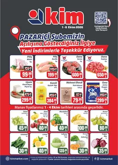 Kim Market kataloğu, Tekirdağ | Kim Market katalog | 2026-10-01T00:00:00.000Z - 2026-10-06T00:00:00.000Z