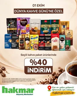 Hakmar kataloğu | Fırsat avcıları için harika teklifler | 2026-10-01T00:00:00.000Z - 2026-10-04T00:00:00.000Z