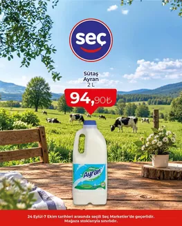 Seç Market kataloğu | En iyi fırsatlar ve indirimler | 2026-09-24T00:00:00.000Z - 2026-10-07T00:00:00.000Z