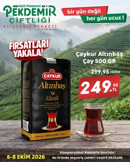 Pekdemir kataloğu, Gölbent | Cazip teklifleri keşfedin | 2026-10-06T00:00:00.000Z - 2026-10-08T00:00:00.000Z