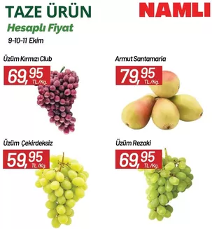 Namlı Hipermarketleri kataloğu, Altınova (Balıkesir) | Tüm fırsat avcıları için en iyi teklifler | 2026-10-09T00:00:00.000Z - 2026-10-11T00:00:00.000Z