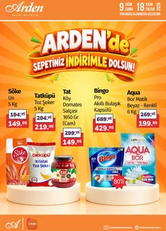 Arden Market kataloğu | Keşfedilecek yeni teklifler | 2026-10-09T00:00:00.000Z - 2026-10-18T00:00:00.000Z