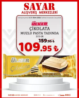 Sayar Avm kataloğu | Oferta | 2026-10-12T00:00:00.000Z - 2026-10-31T00:00:00.000Z