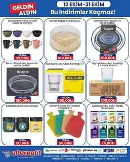 Alternatif kataloğu | Geniş teklif yelpazesi | 2026-10-12T00:00:00.000Z - 2026-10-31T00:00:00.000Z
