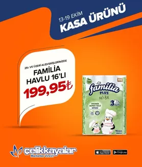 Çelikkayalar kataloğu | Oferta | 2026-10-13T00:00:00.000Z - 2026-10-19T00:00:00.000Z