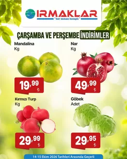 Irmaklar Market kataloğu | Oferta | 2026-10-15T00:00:00.000Z - 2026-10-15T00:00:00.000Z