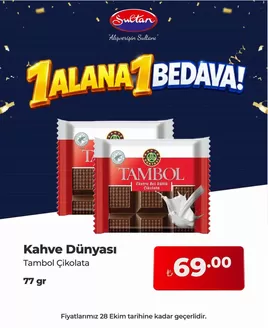 Sultan Market kataloğu | Seçili ürünlerde harika indirimler | 2026-10-18T00:00:00.000Z - 2026-10-28T00:00:00.000Z