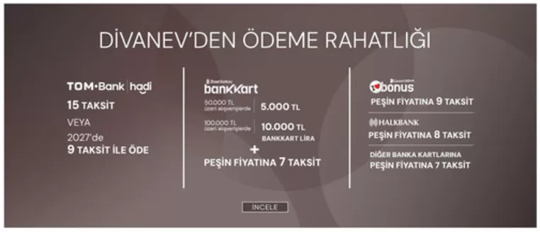 Divanev kataloğu, İlkadım | En iyi fırsatlarımız | 2026-10-19T00:00:00.000Z - 2026-11-02T00:00:00.000Z