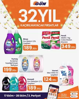 Gün Süpermarket kataloğu | Keşfedilecek yeni teklifler | 2026-10-17T00:00:00.000Z - 2026-10-26T00:00:00.000Z