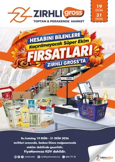 Zırhlı Toptan market kataloğu, Kaleönü | 19 31 ekim duzce indirimleri | 2026-10-19T00:00:00.000Z - 2026-10-31T00:00:00.000Z