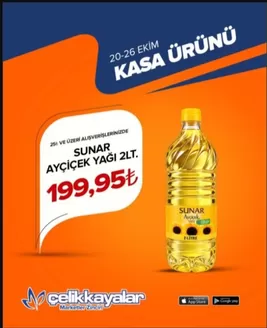 Çelikkayalar kataloğu | Ofertas | 2026-10-21T00:00:00.000Z - 2026-10-26T00:00:00.000Z