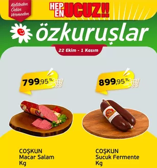 Özkuruşlar kataloğu, Güllüce (Ağrı) | Geniş teklif yelpazesi | 2026-10-22T00:00:00.000Z - 2026-11-01T00:00:00.000Z