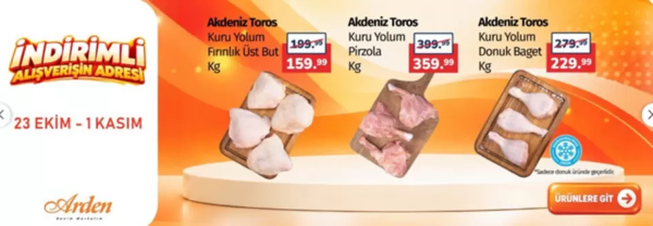 Arden Market kataloğu, Paşamandıra | Ofertas | 2026-10-23T00:00:00.000Z - 2026-11-01T00:00:00.000Z
