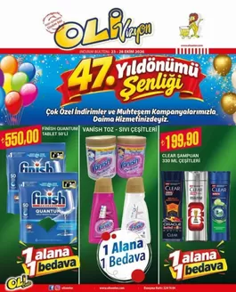 Olicenter Marketçilik kataloğu | Ofertas exclusivas | 2026-10-23T00:00:00.000Z - 2026-10-28T00:00:00.000Z