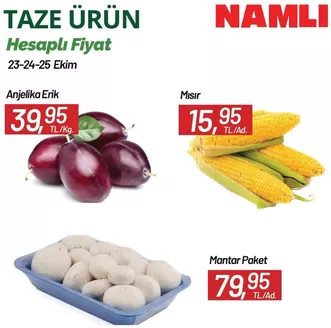 Namlı Hipermarketleri kataloğu | İndirimler ve kampanyalar | 2026-10-23T00:00:00.000Z - 2026-10-25T00:00:00.000Z