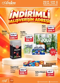 Arden Market kataloğu | Herkes için cazip özel teklifler | 2026-10-23T00:00:00.000Z - 2026-11-01T00:00:00.000Z