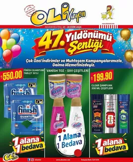 Olicenter Marketçilik kataloğu | En iyi fırsatlar ve indirimler | 2026-10-23T00:00:00.000Z - 2026-10-28T00:00:00.000Z