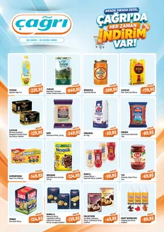 Çağrı Market kataloğu | Güncel fırsatlar ve teklifler | 2026-10-26T00:00:00.000Z - 2026-10-30T00:00:00.000Z
