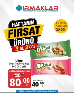 Irmaklar Market kataloğu, Bodrum | Ofertas | 2026-10-26T00:00:00.000Z - 2026-11-01T00:00:00.000Z