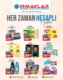 Irmaklar Market kataloğu, Bodrum | IRMAKLAR MARKET’TE HESAPLI ALIŞVERİŞ ZAMANI! | 2026-10-26T00:00:00.000Z - 2026-11-01T00:00:00.000Z