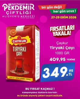 Pekdemir kataloğu, Kurucuova (İzmir) | Sizin için en iyi fırsatlarımız | 2026-10-27T00:00:00.000Z - 2026-10-29T00:00:00.000Z