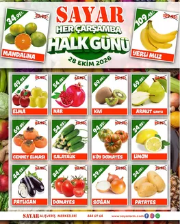 Sayar Avm kataloğu | Sayar Avm katalog | 2026-10-28T00:00:00.000Z - 2026-11-11T00:00:00.000Z