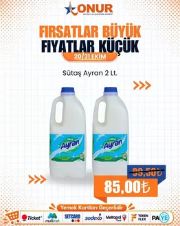 Onur Hipermarketleri kataloğu | En iyi fırsatlarımız | 2026-10-20T00:00:00.000Z - 2026-10-31T00:00:00.000Z